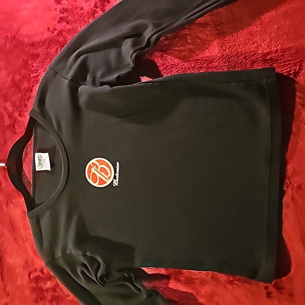 Woman's, Budweiser sweatshirt, size L, black - Picture 2 of 6
